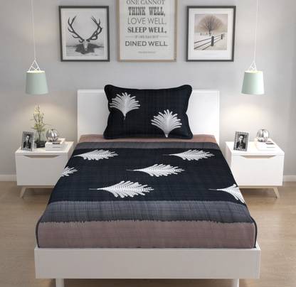 Baffi 240 TC Microfiber Single Printed Flat Bedsheet