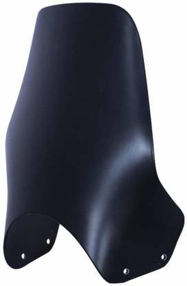 MOTOAXCELAR ROYAL ENFIELD HIMALAYAN / CLASSIC 350,500/ ELECTRA/METEORE /BULLET BLACK GLOSSY WINDSHIELD Bike Windshield