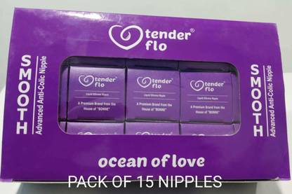 BONNE Tender Flo Smooth Anti-Colic Nipple Variable Flow Nipple