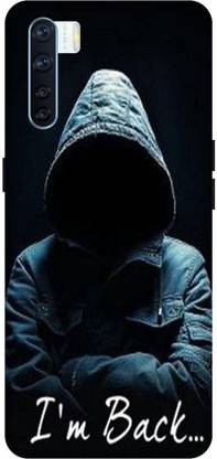 MD CASES ZONE Back Cover for Oppo F15 I Am Back Text printed back cover