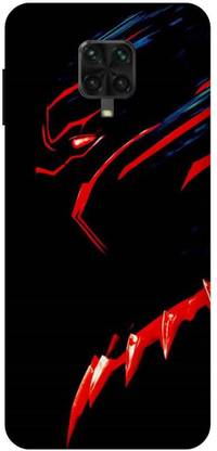 UMPRINT Back Cover for Poco M2 Pro Black Panther Avenger Printed Back Cover