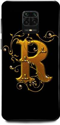 Inditex Back Cover for POCO M2 Pro/MZB9620IN R, R Letter, R Alphabet, Design