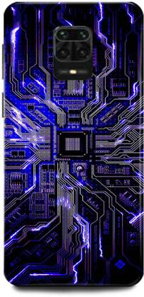 INTELLIZE Back Cover for Redmi Note 9 Pro Max CHIP, ELECTRONIC, RETRO, TECHNOLOGY, CIRCUIT, chip circuit