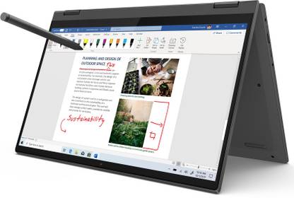 Lenovo Ideapad Flex 5 Intel Core i5 10th Gen 1035G1 - (8 GB/512 GB SSD/Windows 10 Home) 14IIL05 2 in 1 Laptop