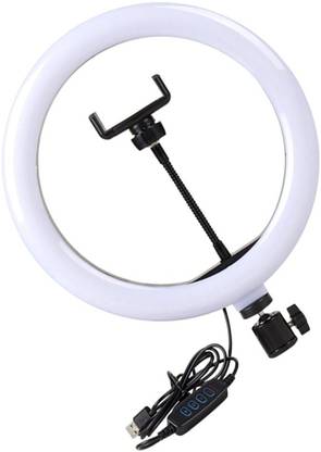 Wanzhow NEW ARRIVAL BIG SELFIE RING LIGHT 3 Light Modes Brightness Level Dimmable LED Camera Ring Light for Photo and Video,Rotatable Universal Phone Holder,Easily rotate phone holder to any ideal angle,Compatible with almost every smart phones,Dual colour option is available white and warm white in LED Ring Light, A professional LED video light,26cm Ring Lamp Flash Led Light USB Photography Lighting Lamp for Camera Smartphone Studio live streaming BEST SELIFIE RING LIGHT FOR WHO LOVE TAKING PHOTO AND VIDEO Ring Flash