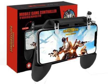 daffin AK16 Gamepad 2 in1 Mobile Game Controller Handle L1R1 Shooter Trigger Fires Button PUBG Mobile Game Controllers, [Upgrade] Sensitive Shoot Aim Multiple Color Combinations Gaming Grip with Gaming Trigger for PUBG/Rules of Survival for Android & IOS Gaming Accessory Kit (Multicolor, For Android, iOS) 109 GB with Fortnite, Knives Out, Rules of Survival, Survivor Royale, Battle Royale, PUB G,Critical Ops.