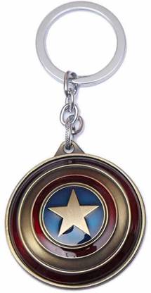 my dolphin captain america metal keychain for boys/mens Key Chain