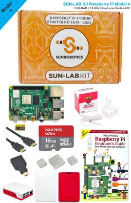 SunRobotics Raspberry Pi model 4 combo Starter kit 2GB