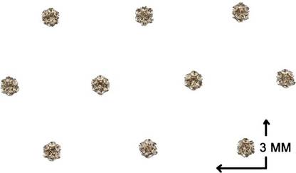 Anuradha Art jewellery Designer Golden Colour Stone Studded Bindi Design For Women. Forehead Gold Bindis