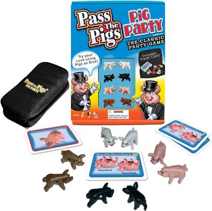Winning Moves Pass the Pigs Party Edition -- multicolor - none [CAT_5468] Party & Fun Board Game