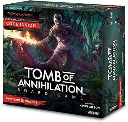 Wizkids Dungeons & Dragons: Tomb of Annihilation Adventure System Board Game [CAT_5468] Party & Fun Board Game