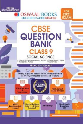 Oswaal CBSE Question Bank Social Science, Class 9