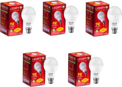 LEDIFY 9 W Basic Round B22 LED Bulb