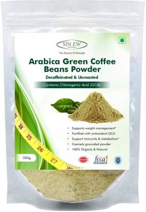 SINEW NUTRITION Green Coffee Beans Powder 350g for Weight Management