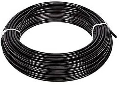 Siechem dc cable HR PVC Sheathed (A) UV Resistant Cable 1 sq/mm Black 50 m Wire