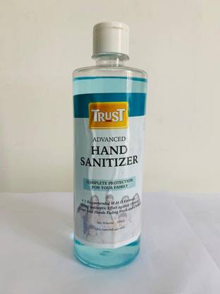 TrUST 80% ALCOHOL BASED HAND SANITIZER 500 ml Hand Sanitizer Bottle