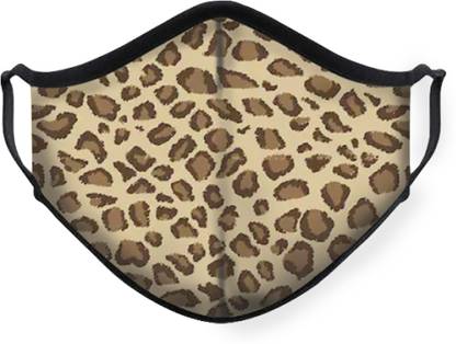SMASK Leopard 5-Layer Reusable Adult Face Mask For All Gender leopard-print-mask Reusable Cloth Mask