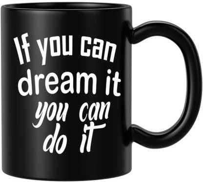 If You Can Dream It You Can Do It Soccer Ball Coffee Tea Ceramic Mug 11oz Gift