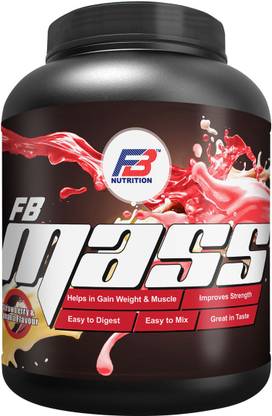 FB Nutrition FB Mass Help in Weight Gain & Muscle, Improve Strength, Easy to Digest&Easy to Mix Weight Gainers/Mass Gainers