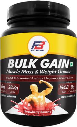 FB Nutrition Bulk Gain Weight & Build Muscle, Muscle Mass &Weight Gainer,BCAA &Essential Aminos Weight Gainers/Mass Gainers