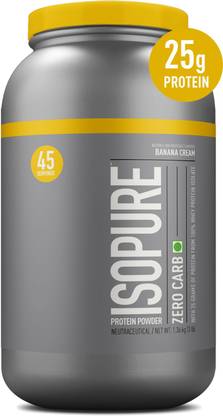 Isopure Zero Carb 100% Isolate Powder with 25gm Protein per serve Whey Protein