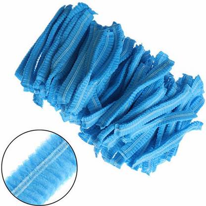 Etradezone Disposable Non-woven Bouffant and surgical head cap for cooking pack of 100 pcs Surgical Head Cap