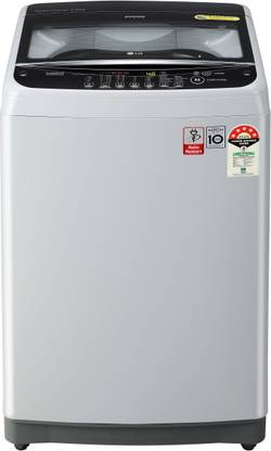 LG 7 kg 5 Star Fully Automatic Top Load Washing Machine Grey, Silver