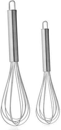 MOSAIC Egg Whisk Set of 2 17 & 20 cm Steel Balloon Whisk