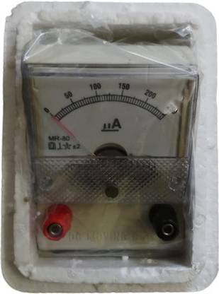 JASHIKTHA INDUSTRIES MICROAMMETER-250uA(MR-80) Ammeter