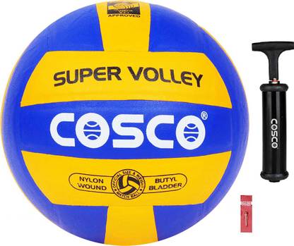 COSCO Super Volley With Pump And Niddle Volleyball - Size: 4