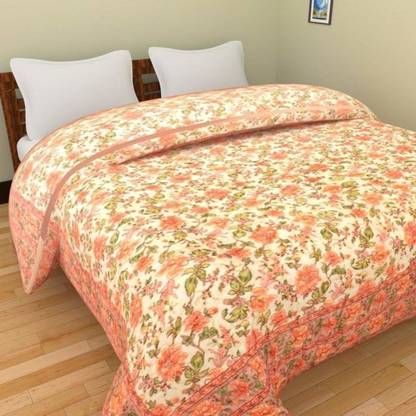 Shivaya Floral Double Quilt for  Mild Winter