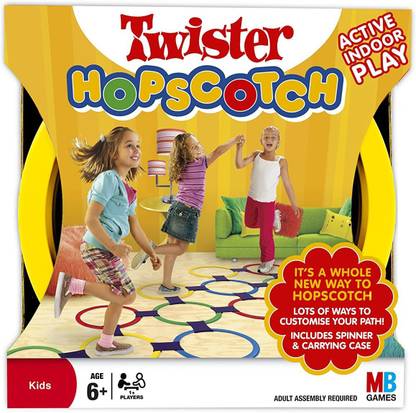 Hasbro Twister Hopscotch! A Whole New Way To Play Hopscotch! By Mb Games. [CAT_5468] Party & Fun Board Game