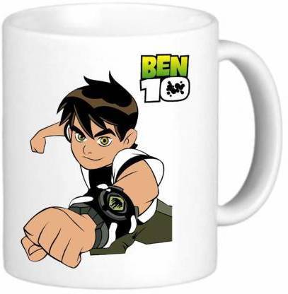 SHREENKRAFT "Ben 10" Printed Happy Birthday For Brother Sister Nephew Boy Girl Kids Children Cousin Niece Ceramic Coffee Mug