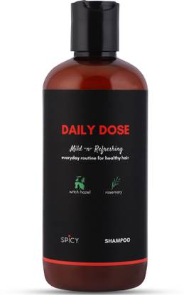 Spicy Cosmetics Daily Dose Everyday Shampoo Mild & Refreshing For Hair Fall Reduction With Natural Ingredients