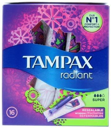 Tampax Radiant Tampon Super 16's Tampons