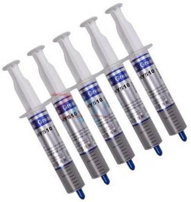 ATEKT Silicone Heatsink Compounds Thermal Grease Paste HY510 Heat Sink Compound for CPU Pack OF 5 Ceramic Based Thermal Paste