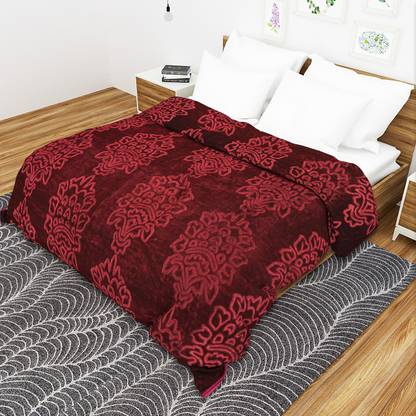 the pinkcity tribes Printed Double Mink Blanket for  Heavy Winter