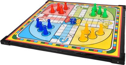 माधव टॉप इन टाउन 2in1 Game Ludo-Snakes & Ladders Strategy & War Games Board Game बोर्ड गेम