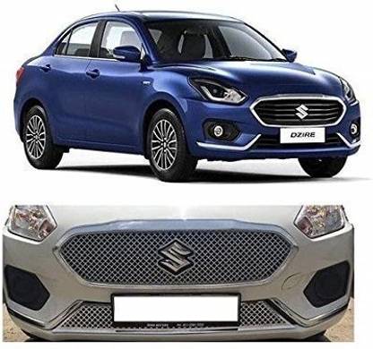IMMUTABLE RR-748 Front Chrome Grill For Maruti Suzuki Dzire 2017-Now (Set Of 1) Car Grill Cover