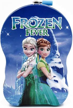 Prezzie Villa Frozen Lock & Key Piggy Bank Coin Bank