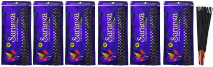 Utkarsh (Pack Of 6) Premium Quality Saranga Multi-Fragrance Scented Incense Sticks Agarbattis for Worship Pooja Meditation Spritual Religious Purposes-(150gram Each Packet) Scented
