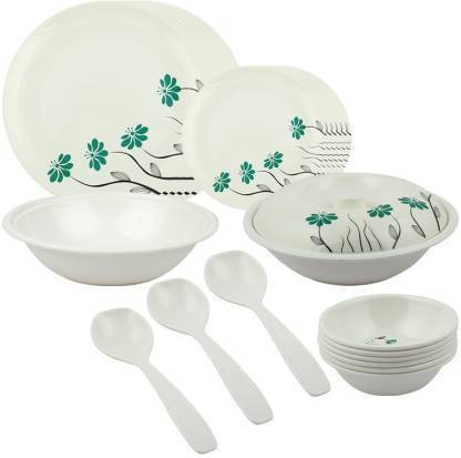 DineSmart Pack of 28 Melamin Dinner Set