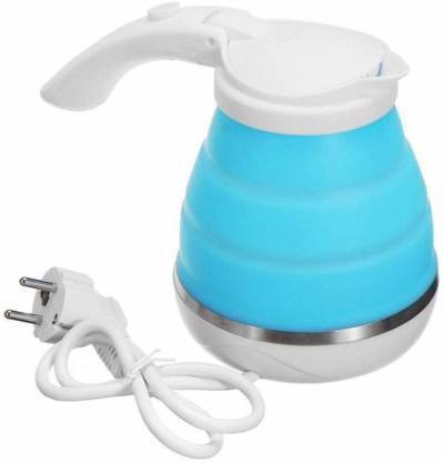 SEAVOKES Travel Foldable Electric Kettle Electric Kettle Electric Kettle (1 L, Blue) Electric Kettle