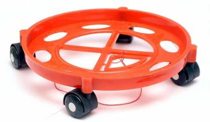 JIALTO 1 Pcs LPG Cylinder Trolley with Wheels Gas Bottle Trolley LPG Cylinder Stand Gas Cylinder Trolley (Red 1) Gas Cylinder Trolley