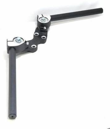 Zaprox Adjustable Clip ON MotorcycleHandlebarClip-onHandleBar(Black) Handle Bar