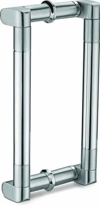 Himadri Exports J TYPE Pull Handle Suitable for Glass & Wooden Door, High Grade SS 304 Make Pipe Handle Durable, rust-resistant , bathroom hardware Easy to grip handle provides strong and secure support Material Stainless Steel Door Handle