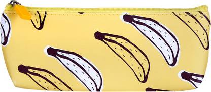 MINISO Banana NA Art Canvas Pencil Box