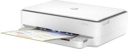 HP DeskJet Plus Ink Advantage 6075 Multi-function WiFi Color Inkjet Printer with Voice Activated Printing Google Assistant and Alexa for Scan, Duplex & Automatic Double-Sided Print