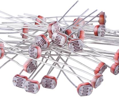 KTC CONS LABS 30 Pieces 5mm LDR Photoresistor Photo Light Sensitive Light Dependent Resistor Light Electronic Hobby Kit