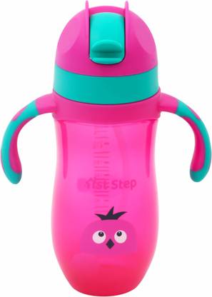 1st Step 300ml Birdie BPA Free Non-Spill Sipper / Sippy Cup With Soft Silicone Straw
